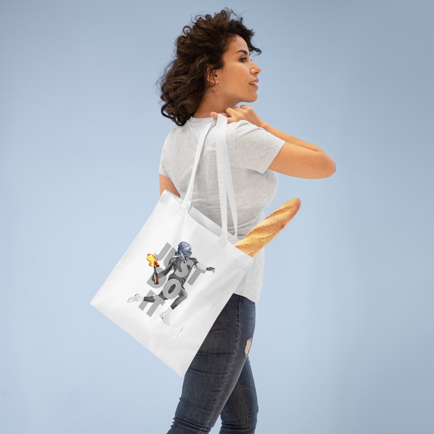 PALESTINE_JUST_DO_IT_Tote Bag