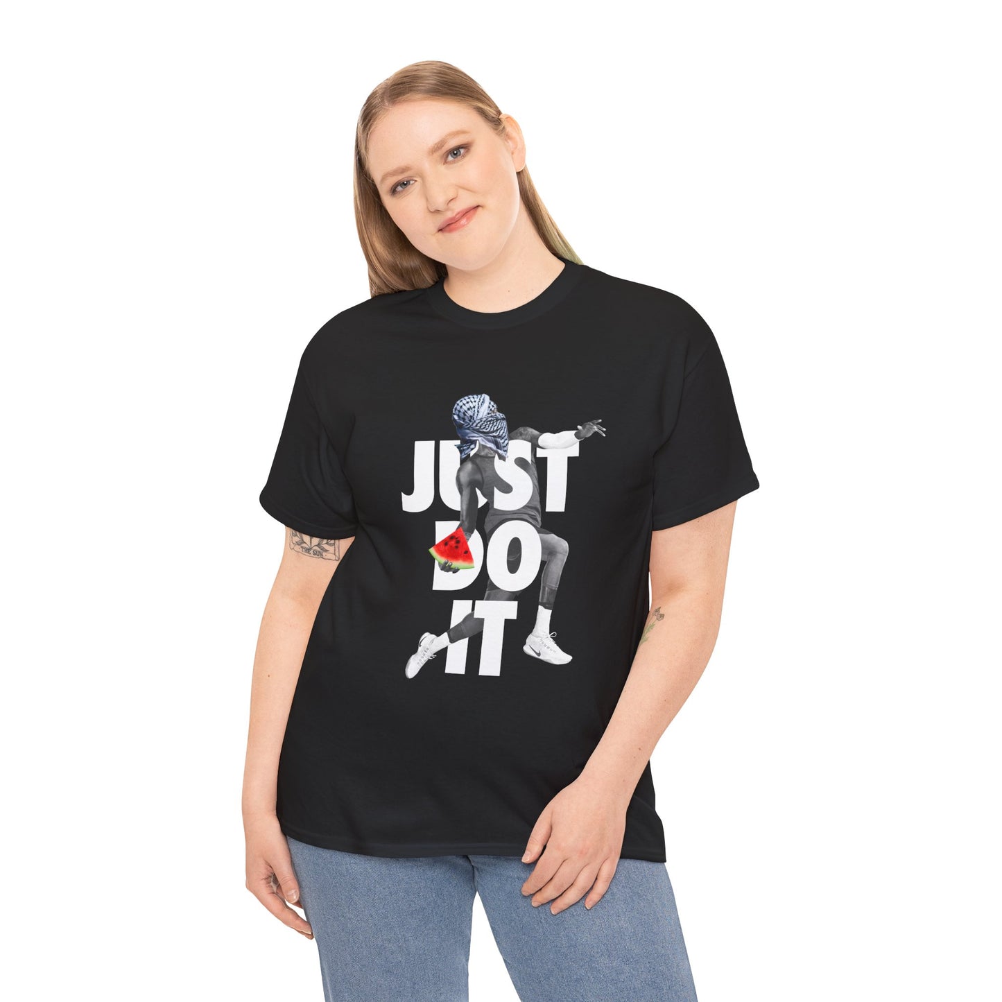PALESTINE_JUST DO IT_WATERMELON_T_Shirt_