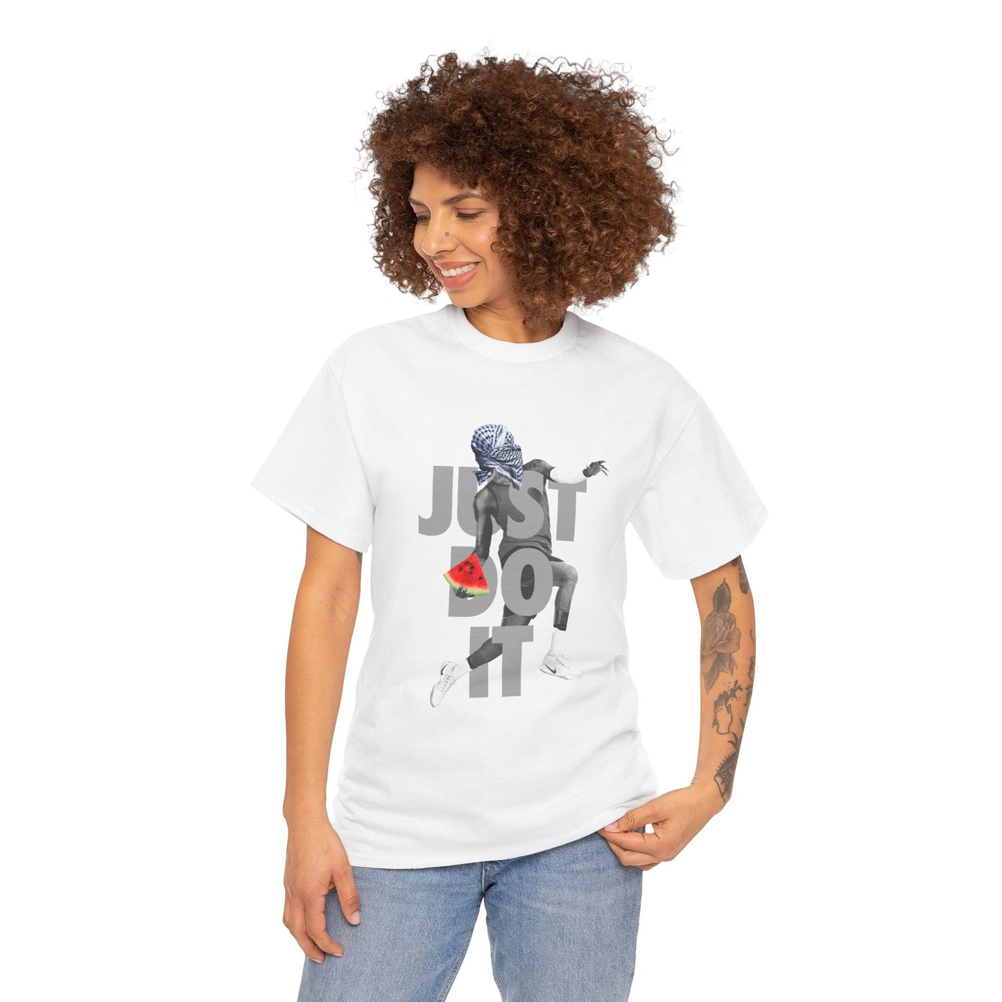 PALESTINE_JUST DO IT_WATERMELON_T_Shirt_