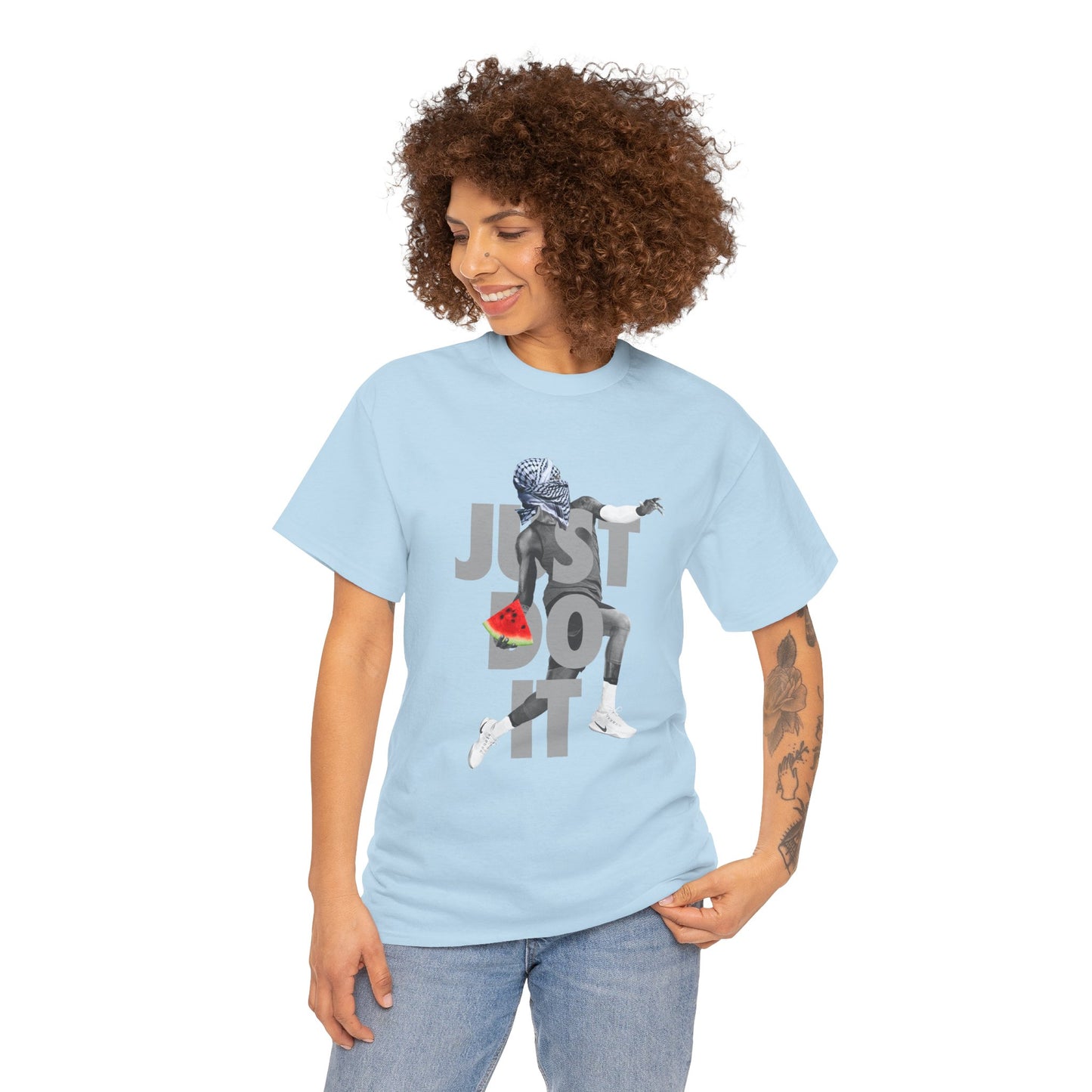 PALESTINE_JUST DO IT_WATERMELON_T_Shirt_