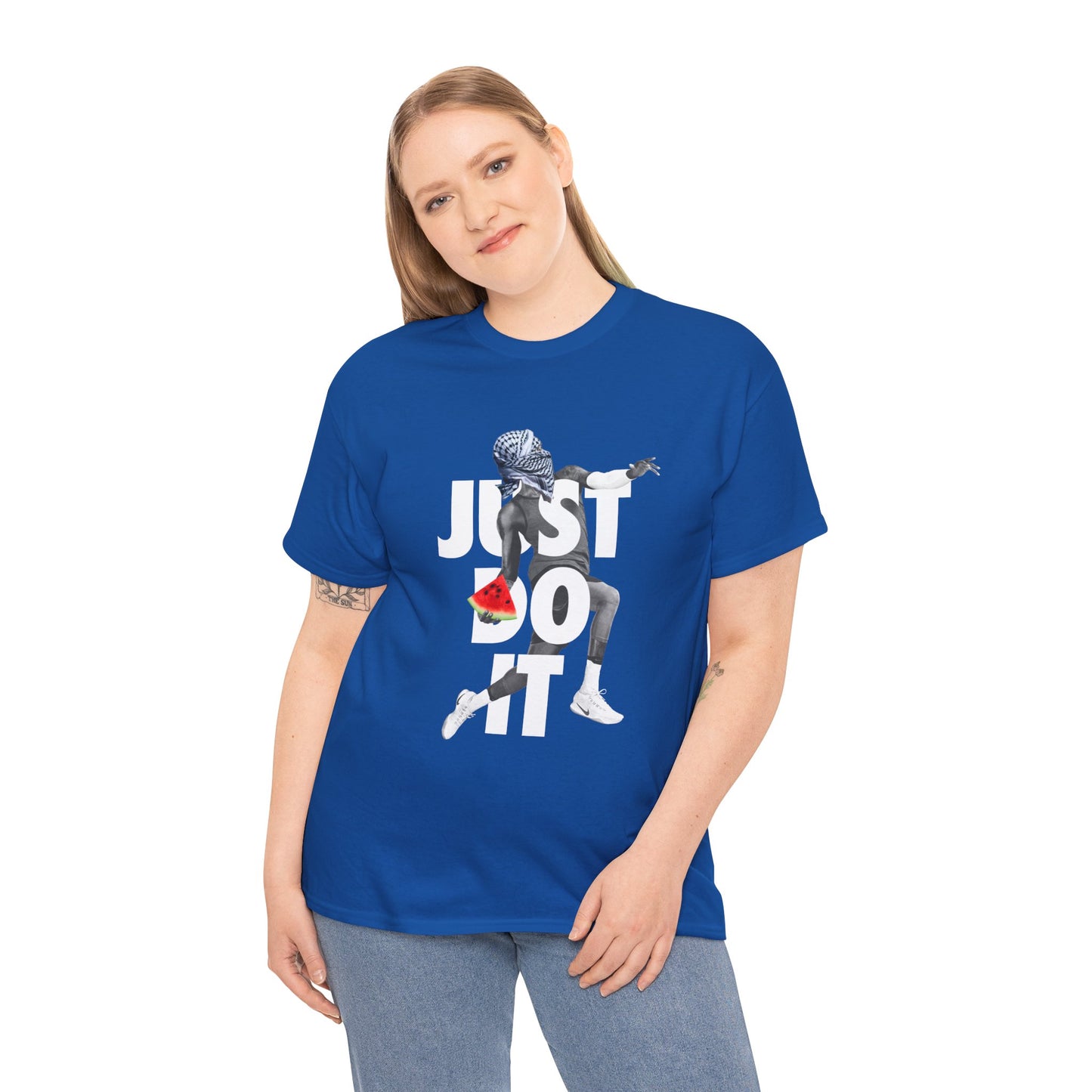 PALESTINE_JUST DO IT_WATERMELON_T_Shirt_