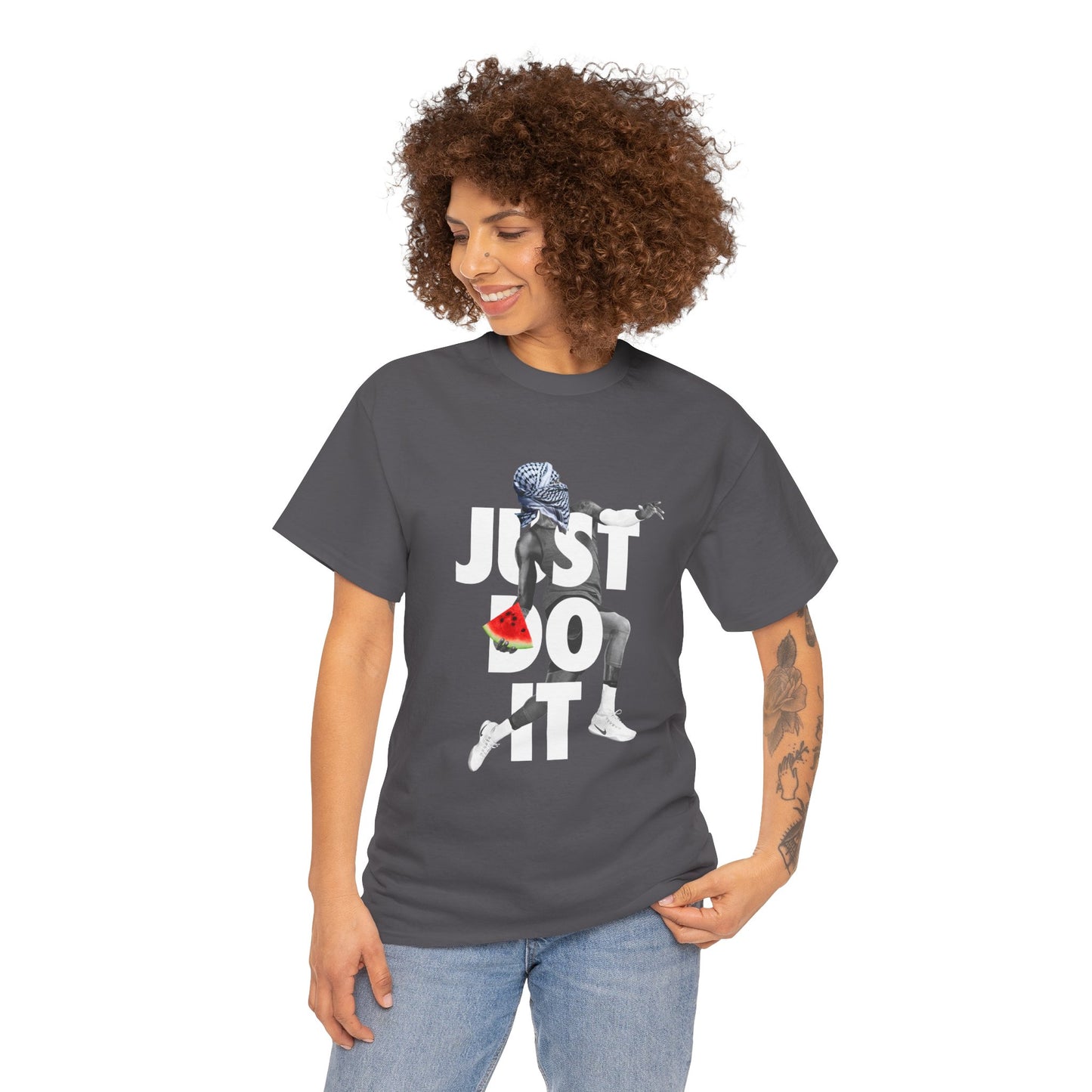 PALESTINE_JUST DO IT_WATERMELON_T_Shirt_