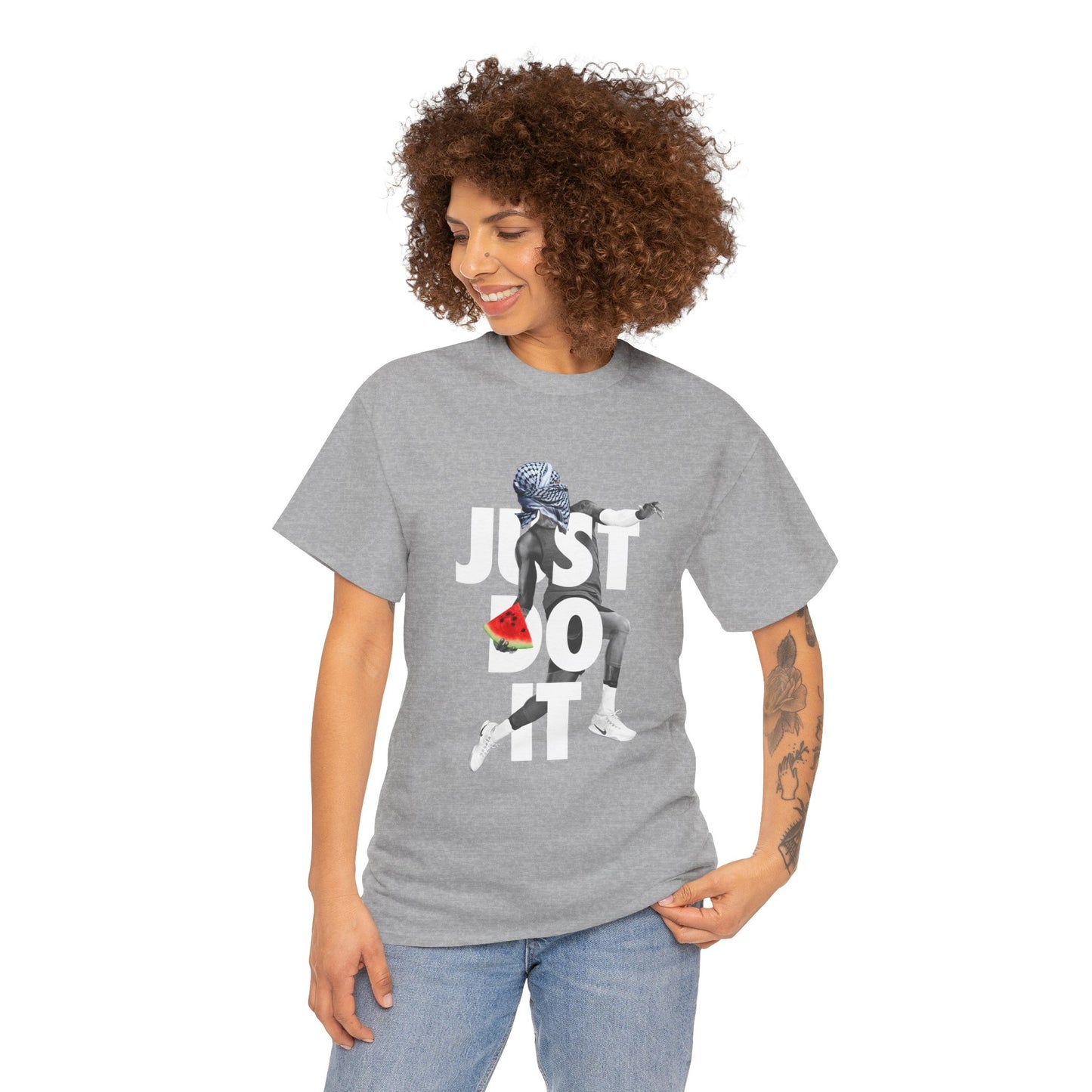 PALESTINE_JUST DO IT_WATERMELON_T_Shirt_
