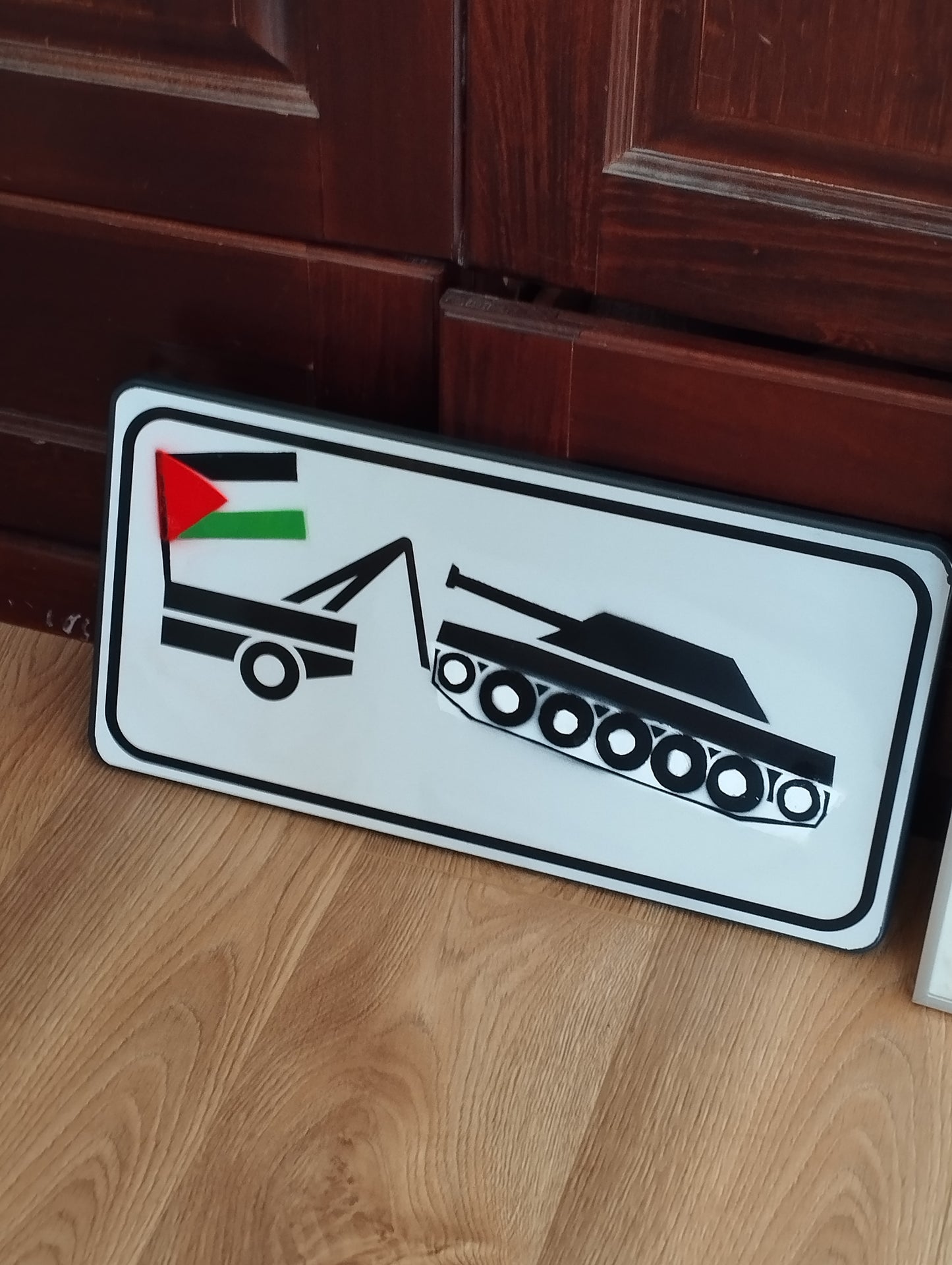 Tow truck alluminium sign - Edition */80
